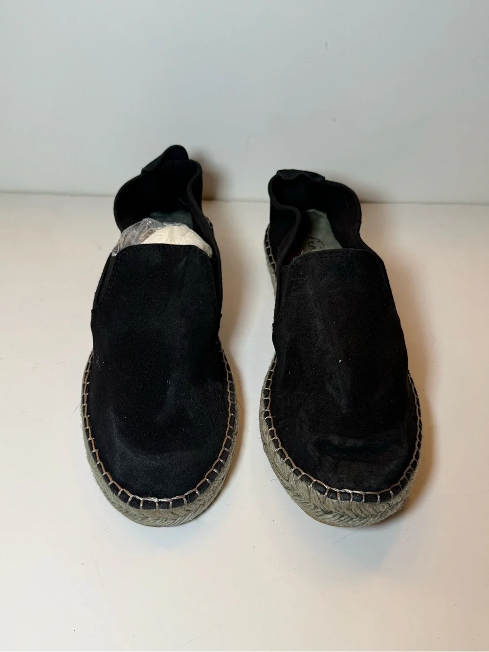 Free People Black Suede Espadrille Flats